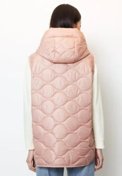 Marc O'Polo Onion Quilting Padded Side Slits Fixed Hood Patch - Bodywarmer - Rose Powder -Marc O'Polo 3c682ecbe1ff46d4b724f0ee90cbb4c4