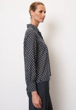 Marc O'Polo Langarm-Regular Mit Allover-Print Aus-To - Overhemdblouse - Black 12 Marc O'Polo Langarm-Regular Mit Allover-Print Aus-To - Overhemdblouse - Black -Marc O'Polo 3c9a215e5f014e7490cec56ac783e76b