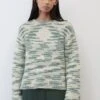 Marc O'Polo Longsleeve Round Neck Space- Trui - Multi/Lake Green -Marc O'Polo 3ce9b47f25b24454a1d74c40508c87a3