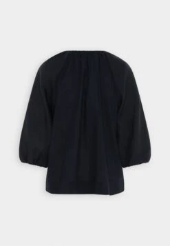 Marc O'Polo Short Sleeve Feminine Shape V Neck - Blouse - Deep Blue Sea -Marc O'Polo 3d5f42cd0d9a4d9da7936e7c108f8348