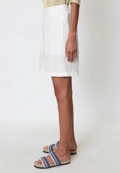 Marc O'Polo High Waistmit Teil-Elastischem Bund - Shorts - White -Marc O'Polo 3da18fa9fb934cb28fe5a3c71abf72f1