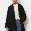 Marc O'Polo Midi Length Details - Trenchcoat - Black