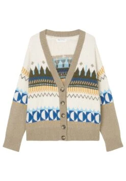 Marc O'Polo DENIM V-Neck Cardigan - Vest - Multi/Burnished Logs -Marc O'Polo 3ed6251771f0449c8020b5afedff77d6
