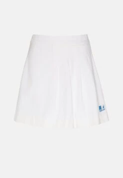 Marc O'Polo DENIM Skirt A-Shaped Fit Mini Length Mid Waist Pleated - Minirok - Clean Polar White -Marc O'Polo 3f494011cd734d8a8ef247f0b5b5f212