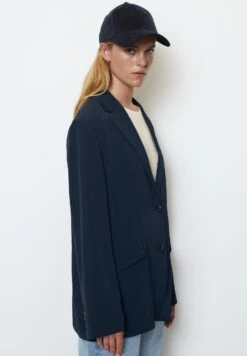 Marc O'Polo Aus Fliessendem - Halflange Jas - Deep Blue Sea -Marc O'Polo 40060098a95548af9c7726071db6cc3f