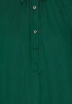 Marc O'Polo Blouse Long Feminine Sleeve Slit At Neck Modern Volume Shape - Blouse - Spring Pine -Marc O'Polo 41c6c9aa7520465899b1f83111d473c2