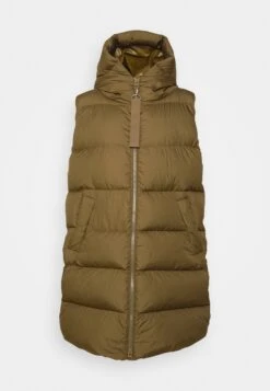 Marc O'Polo Long Fixed Hood Welt Pockets - Bodywarmer - Forest Floor -Marc O'Polo 42ff120562eb46d18aaa15d388401274
