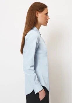 Marc O'Polo Popeline Regular Aus Stretchigem- Overhemdblouse - Light Blue -Marc O'Polo 43b3067a5f8845c884ddc12f469e6536