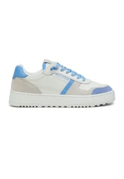 Marc O'Polo Court Aus Hochwertigem- Sneakers Laag - Offwhite Light Blue -Marc O'Polo 4602018581d3428fa6dabc1808aefa12
