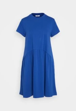 Marc O'Polo DENIM Dress Style Heavy Raw Ruffles - Jerseyjurk - Kensington Blue -Marc O'Polo 460ae5016ea64b48a942df1a3686d0fd