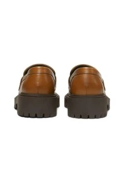 Marc O'Polo Penny-Loafer Aus Edlem - Plateaupumps - Cognac -Marc O'Polo 46ee2300fd764b7a89b31c07a8be99cb
