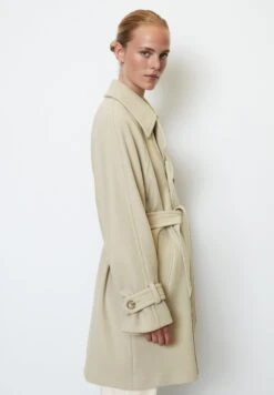 Marc O'Polo Midi Length Details - Trenchcoat - Jonesboro Cream -Marc O'Polo 49517abf4335476b922efeb67961e17b