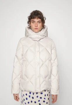 Marc O'Polo Diamond Quilting Detachable Hood Welt Poc - Gewatteerde Jas - Chalky Stone