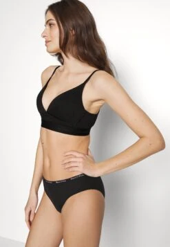 Marc O'Polo Iconic Rib Wireless Padded Bra - T-Shirt Bh - Black -Marc O'Polo 497821813c8d419a8749396d73fd59b7