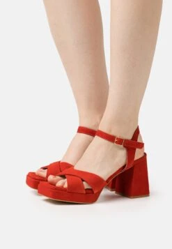 Marc O'Polo Maris - Sandalen Met Hoge Hak - Red