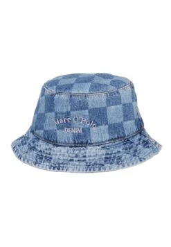 Marc O'Polo DENIM Hoed - Multi Light Blue Checkerboard