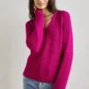 Marc O'Polo Longsleeve V Neck - Trui - Vibrant Pink -Marc O'Polo 4fc9afd5d9724eb5a0cf72e0f4bb20db