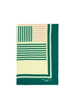 Marc O'Polo DENIM Quadrati Mit Allover-Print - Halsdoek - Green Light Pink
