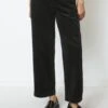 Marc O'Polo Wide Leg Cropped Length Welt Pocket - Broek - Black -Marc O'Polo 51c891d4e85944099f3c07a05c181e2a