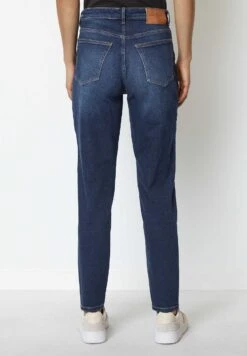 Marc O'Polo Modell Mala High Waist Cropped Aus - Jeans Tapered Fit - Authentic Dark Sea Blue Wash -Marc O'Polo 537f4b58a73d4dcca653e33acc4e58cf
