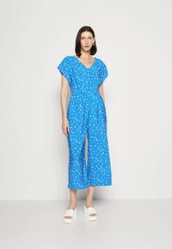 Marc O'Polo DENIM Culotte Length Open Back - Jumpsuit - Multi/Mediterranean Blue