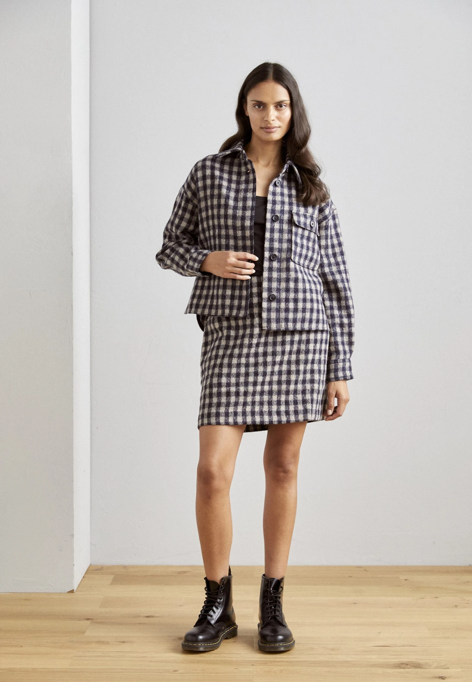Marc O'Polo Overshirt Boxy Shape Modernshirt Details Vichy- Jas - Multi 4 Marc O'Polo Overshirt Boxy Shape Modernshirt Details Vichy- Jas - Multi - Afbeelding 2