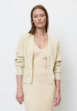 Marc O'Polo V Neck - Vest - Soft Taupe