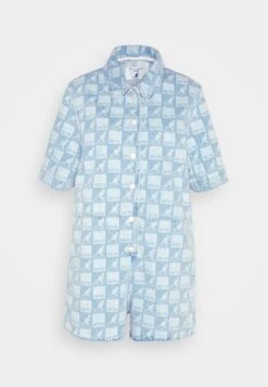 Marc O'Polo DENIM Relaxed Overall Mini Length All Over Print Placement - Jumpsuit - Light Blue -Marc O'Polo 5862e557433a41a185f04710d6e16527