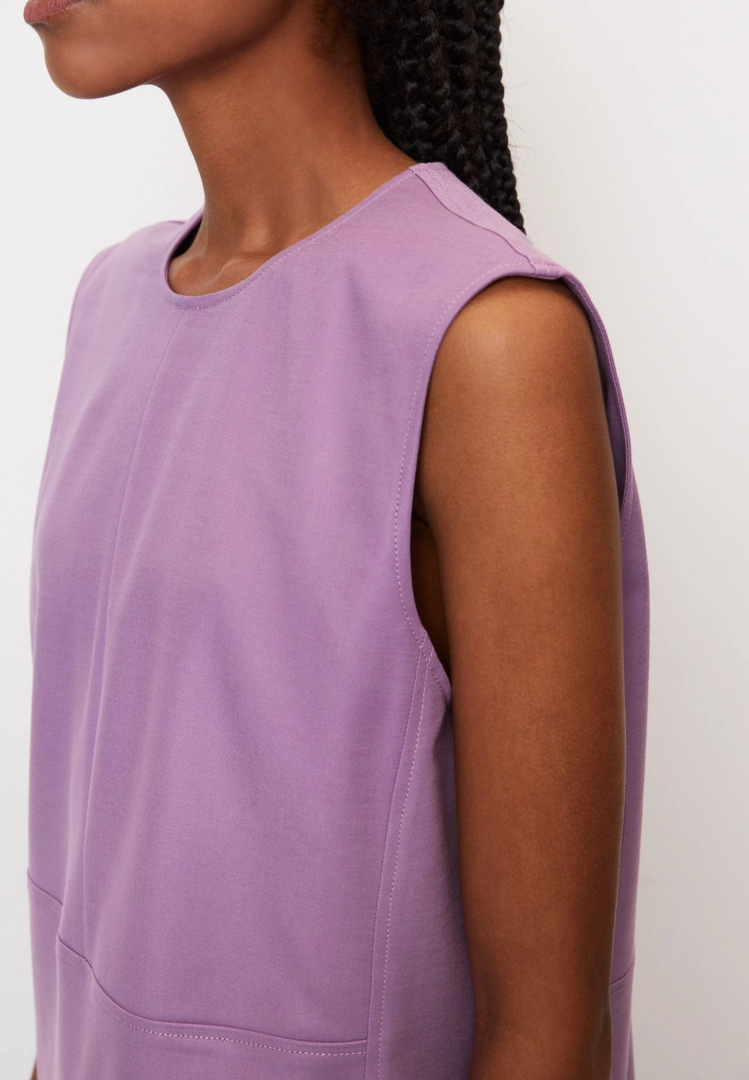 Marc O'Polo Kurzes In A-Linie - Jurk - Wild Lilac 7 Marc O'Polo Kurzes In A-Linie - Jurk - Wild Lilac - Afbeelding 5