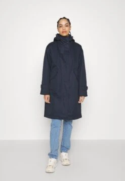 Marc O'Polo Light Padded With Hood Flap Pockets On Sleeve- Parka - Deep Blue Sea -Marc O'Polo 5a5258ee5e8f42fc86d36e0207b64fa7