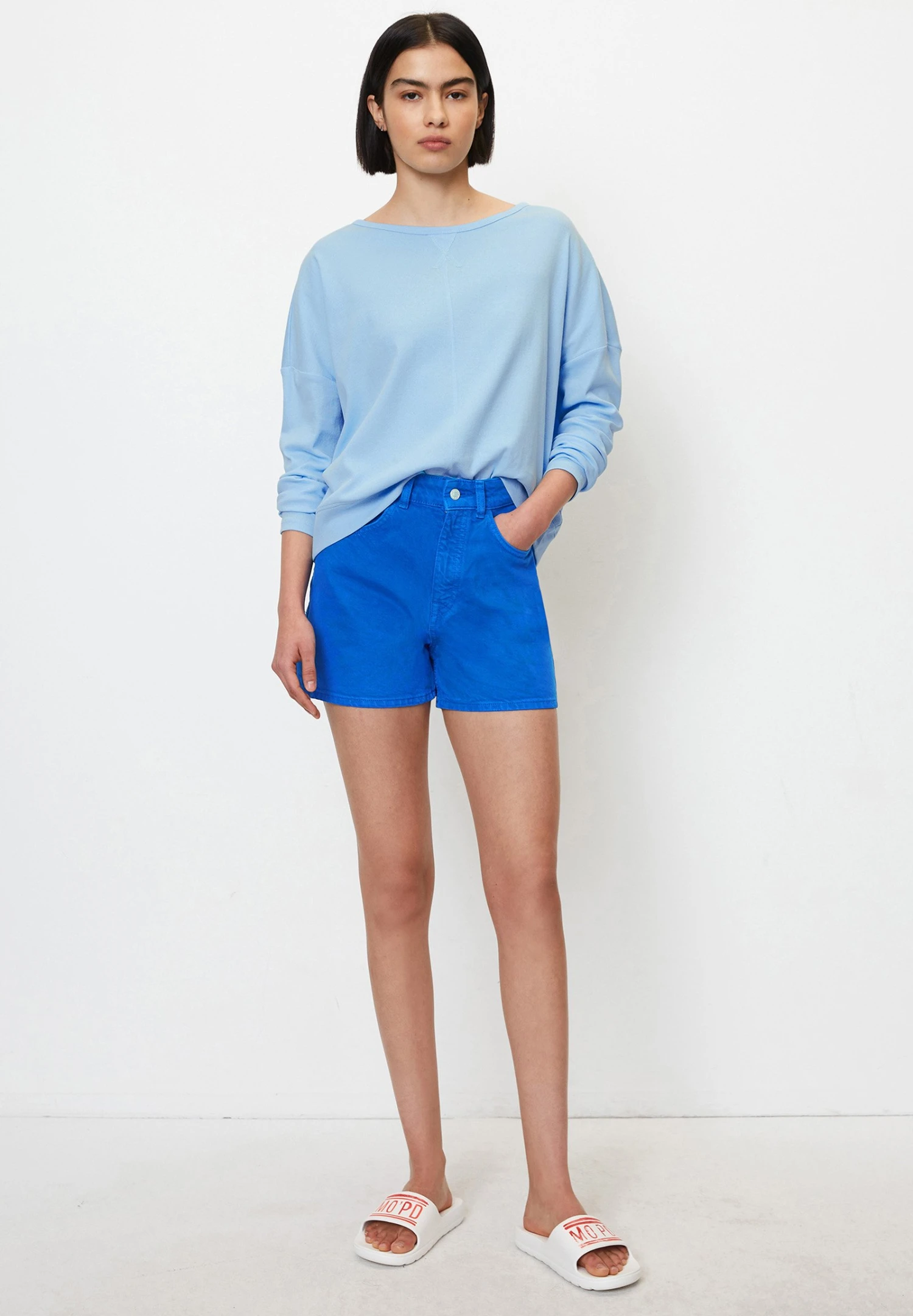 Marc O'Polo DENIM Longsleeve - Longsleeve - Sea Holly 4 Marc O'Polo DENIM Longsleeve - Longsleeve - Sea Holly - Afbeelding 2