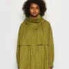 Marc O'Polo Jacket Fluent Drawstring Waist And Hem Fixed Hood Side Seam- Parka - Fern Green 1 Marc O'Polo Jacket Fluent Drawstring Waist And Hem Fixed Hood Side Seam- Parka - Fern Green -Marc O'Polo 60416498431b4f09be0db886885d0d58
