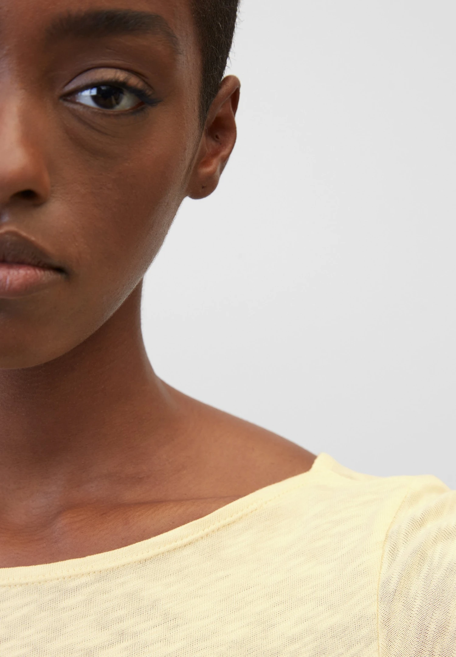 Marc O'Polo Long Sleeve Boat Neck - Longsleeve - Pale Sunflower 7 Marc O'Polo Long Sleeve Boat Neck - Longsleeve - Pale Sunflower - Afbeelding 5