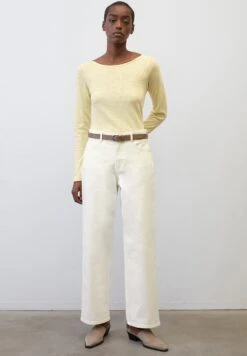 Marc O'Polo Long Sleeve Boat Neck - Longsleeve - Pale Sunflower 9 Marc O'Polo Long Sleeve Boat Neck - Longsleeve - Pale Sunflower -Marc O'Polo 647a891c42a345d38bc9eeda050f1e4d