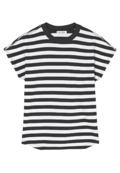 Marc O'Polo Gestreiftes Regular Aus Organic - T-Shirt Print - Multi Deep Blue Sea -Marc O'Polo 66214e0d7546444d8026f6ab6f9d5101