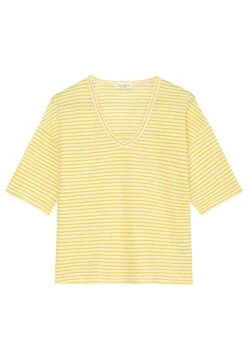 Marc O'Polo Aus Hanf Qualität - T-Shirt Print - Lemon Curry -Marc O'Polo 67ae1fb088a74f59a4eb01e2761021c3