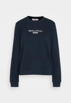 Marc O'Polo DENIM Basic Fit Crew Neck Logo Embroidery - Sweater - Navy Teal -Marc O'Polo 6d9aad6bb76f426ebdff54f51bdf0f1c