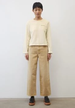 Marc O'Polo Crop Regular Aus - Sweater - Chalky Sand -Marc O'Polo 6db44eb095e74453ab0184d4d56a0455