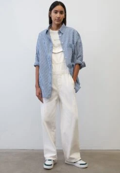 Marc O'Polo DENIM Gestreifte Loose Aus- Overhemdblouse - Multi Kensington Blue -Marc O'Polo 7021f37f02134a678442da9913c52206