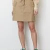 Marc O'Polo Utility Stretchigem- A-Lijn Rok - Dusty Earth