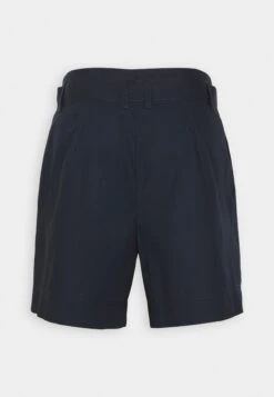 Marc O'Polo High Rise Pleats Belt - Shorts - Deep Blue Sea -Marc O'Polo 7112f0d32c9e46cd8df6b3bd1c98cd8d