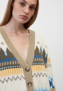 Marc O'Polo DENIM V-Neck Cardigan - Vest - Multi/Burnished Logs -Marc O'Polo 72e1621155b94a438574d730ad214867