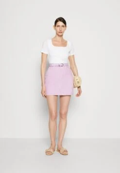 Marc O'Polo Short Sleeve Carree Neckline - T-Shirt Basic - White -Marc O'Polo 73c831f071c6448c804baf056721f7f7