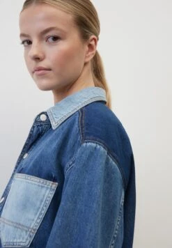 Marc O'Polo DENIM Patchwork - Overhemdblouse - Multi Vintage Patchwork Blue -Marc O'Polo 74f4afb289c74f78bce0291398cb38a4