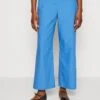Marc O'Polo Pants Relaxed Style Straight Fit Slightly Cropped - Broek - Summer Sky