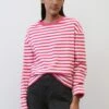 Marc O'Polo DENIM Longsleeve Crewneck Striped - Longsleeve - Multi Fresh Fuschia -Marc O'Polo 784e91d2ae1f40d98f5233af6e6a2c98