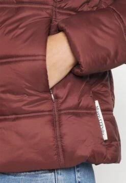 Marc O'Polo Jacket Padded Double Stitching Fixed Hood Pockets Drawstring Hood - Winterjas - Crimson Brown -Marc O'Polo 7928c8568a9240f28ac794ef22696422