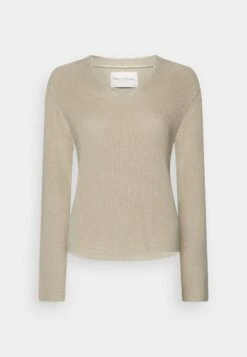 Marc O'Polo Longsleeve V Neck - Trui - Loose Sand