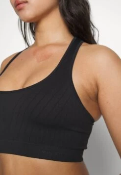 Marc O'Polo Rib Delusion Racerback Bra - Bustier - Black -Marc O'Polo 7d8046e81725412a9aca2d2cebf4eaf4