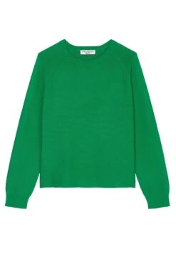 Marc O'Polo DENIM Raglan Mit Mini Struktur - Trui - Amazon Green -Marc O'Polo 7dbae86e0c9c4203acb032ec0f39e2e7